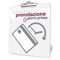 Commissione x cambio appuntamento fino a 0g prima.